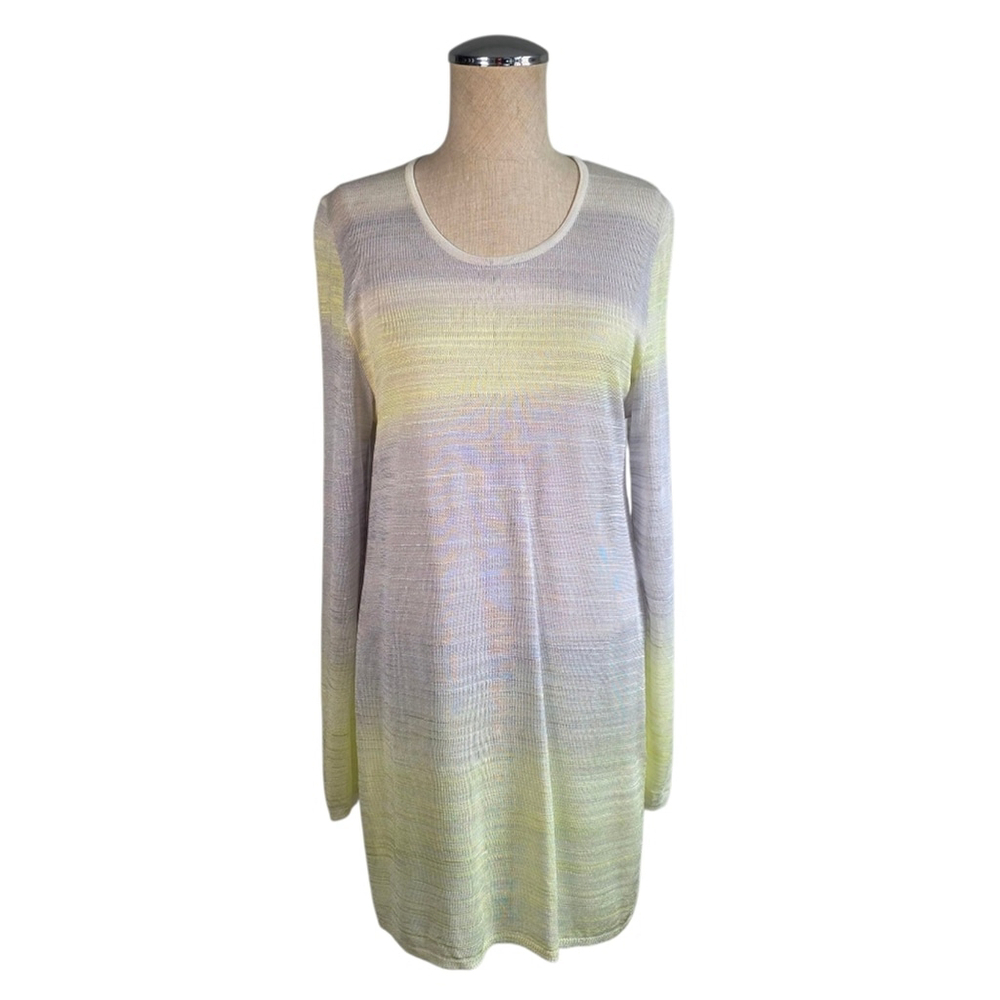 Les Copains Striped Knit Sweater Sz 8 NEW